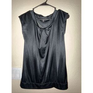 Massimo Drape Front Sleeveless Top 🖤 Size XS | NWOT